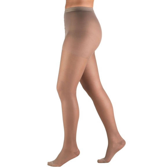 Truform 15-20 mmHg Compression Pantyhose Taupe Size Medium - Picture 1 of 7